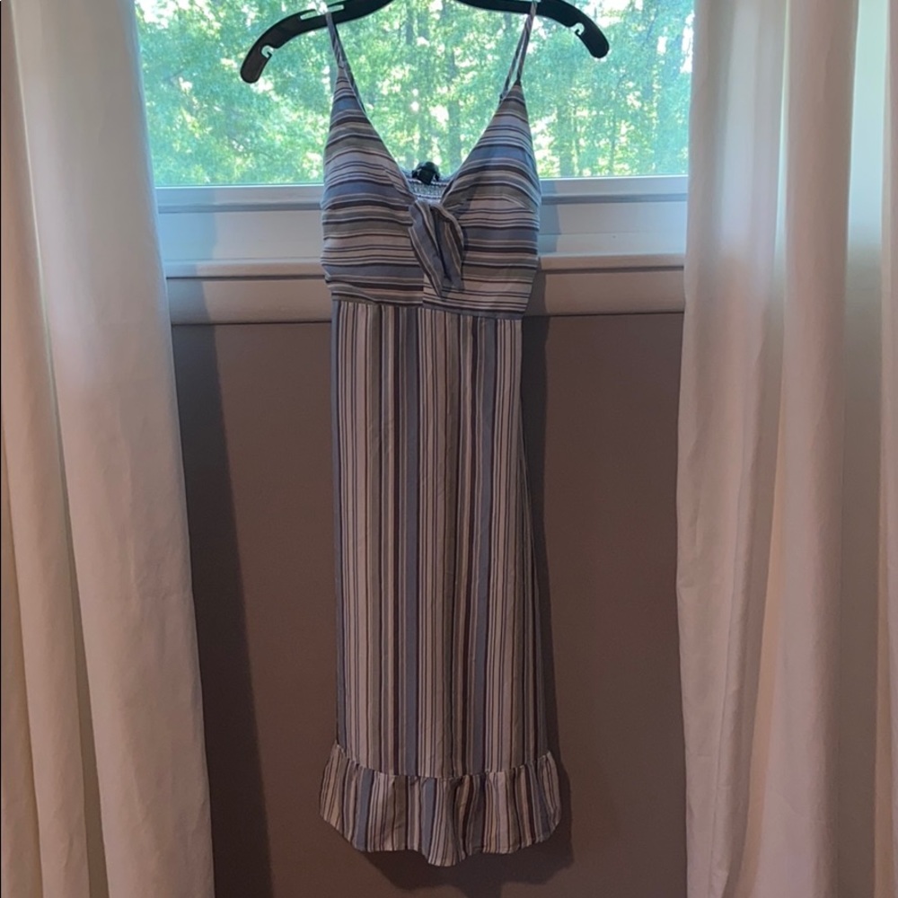 Women’s striped sundress.